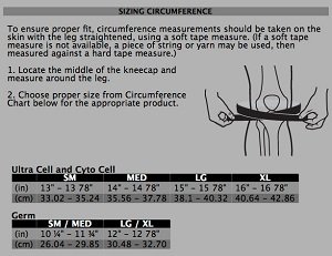 asterisk;knee;brace;size;chart